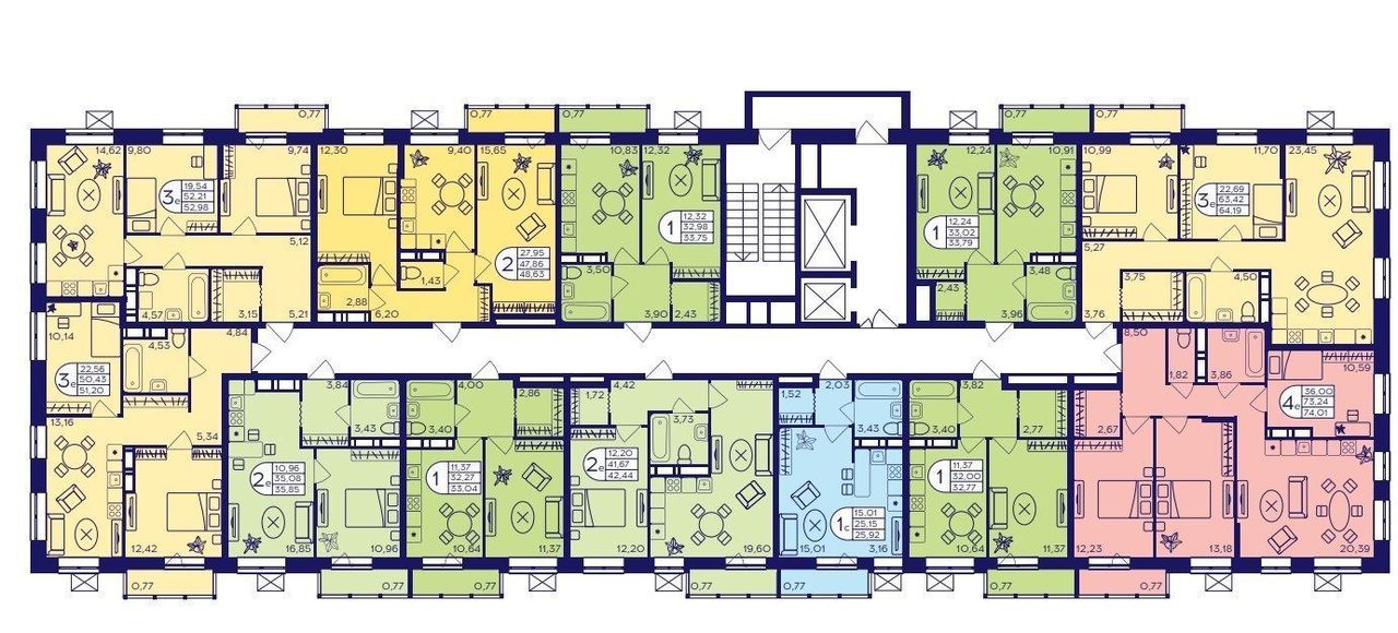 квартира г Балашиха мкр Железнодорожный пр-кт Героев 17 Некрасовка фото 2