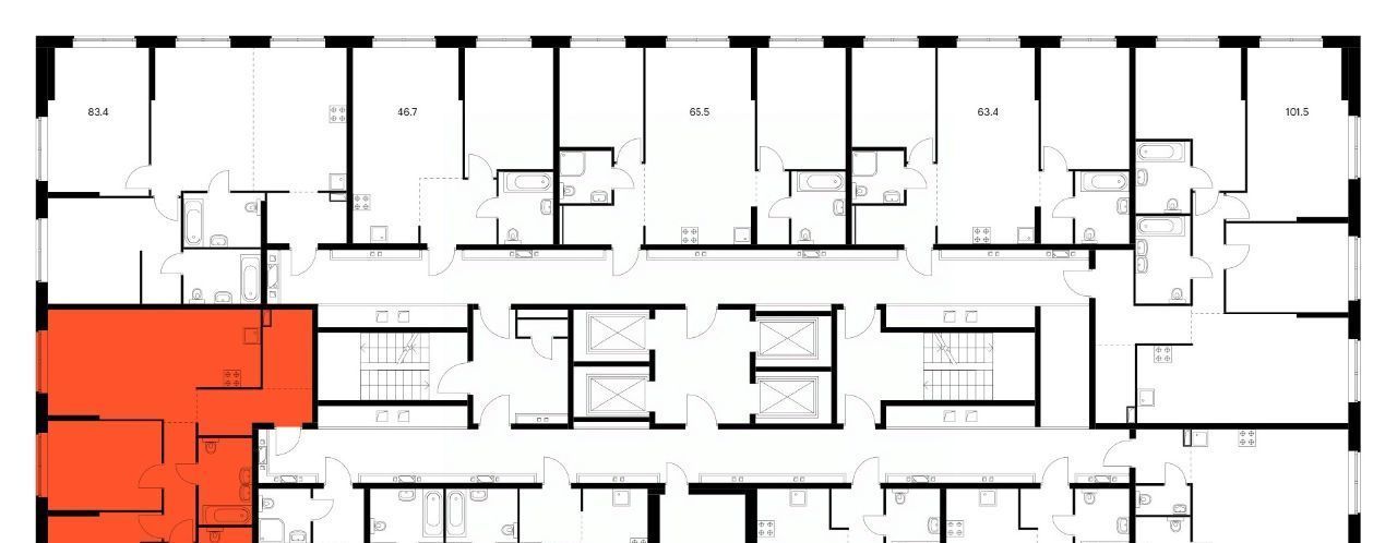 квартира г Москва метро Багратионовская ЖК Барклая 6 к 5 фото 2