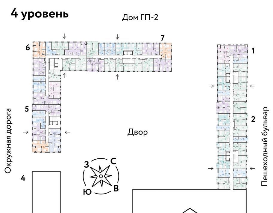 квартира г Тюмень р-н Калининский ул Интернациональная 199к/9 фото 2