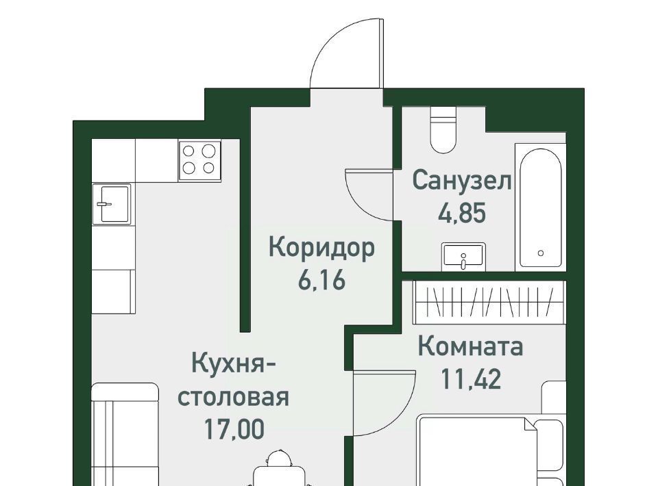 квартира р-н Сосновский п Западный р-н мкр Привилегия Кременкульское с/пос фото 1