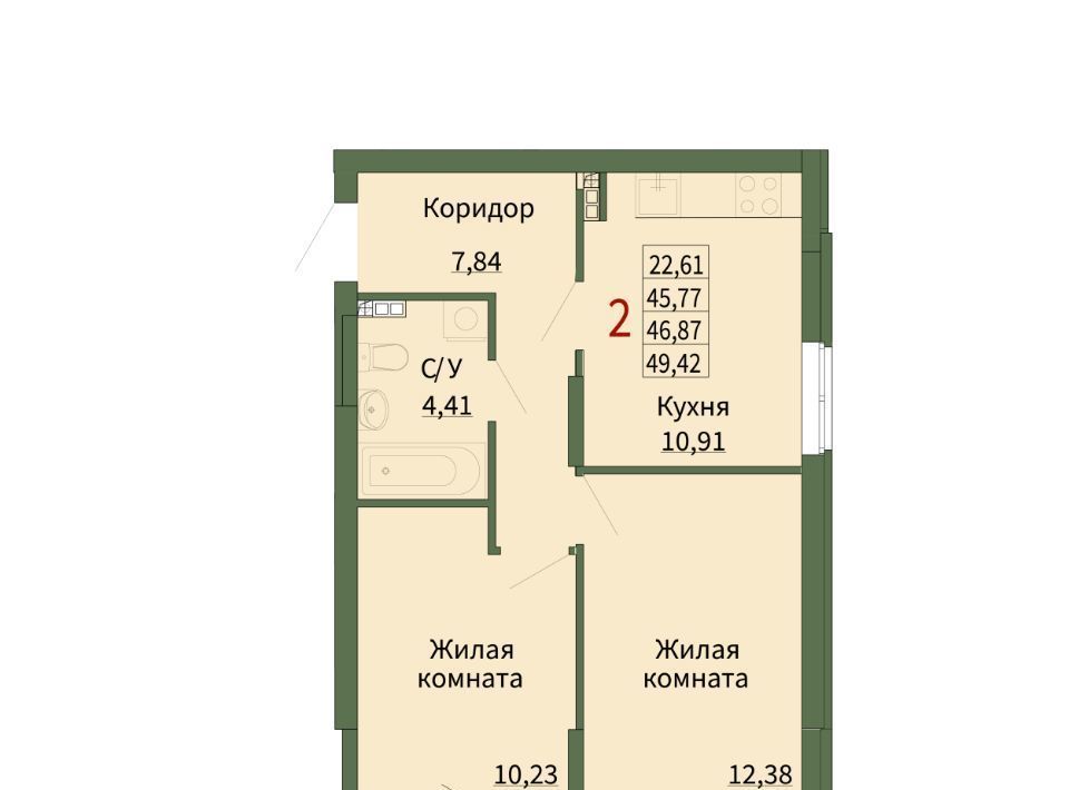 квартира р-н Сысертский г Сысерть мкр Новый 4 фото 1