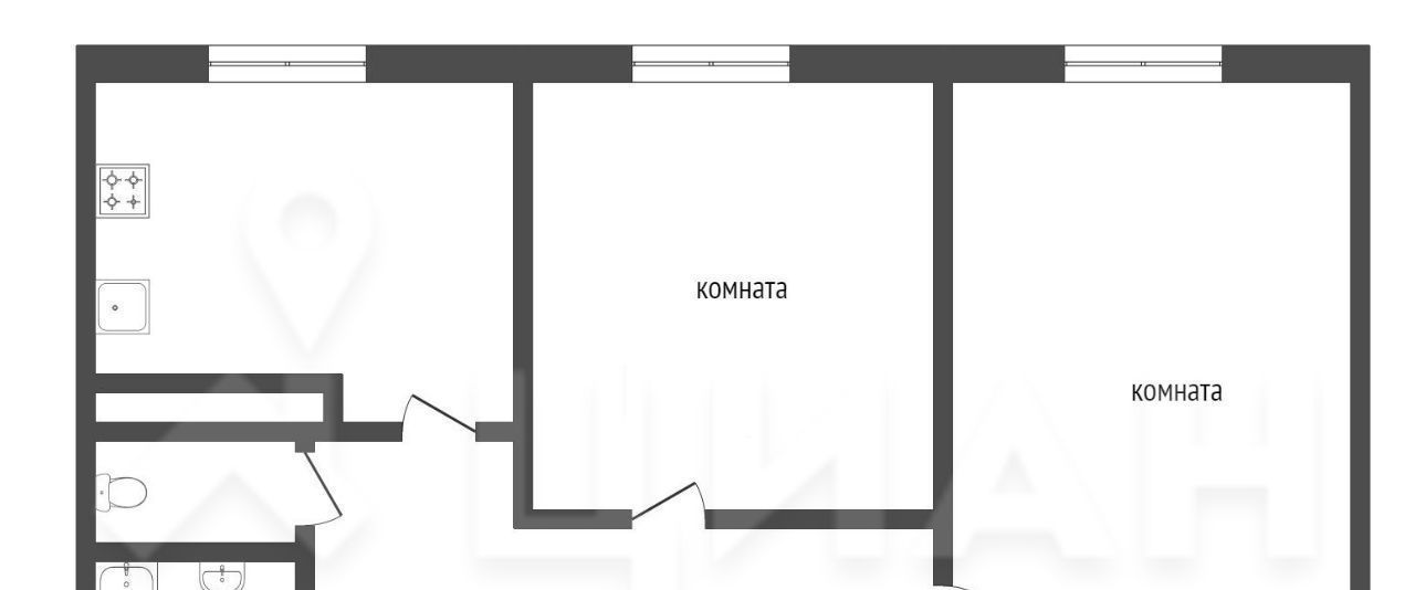 квартира г Сургут ул Григория Кукуевицкого 9/1 6-й фото 2