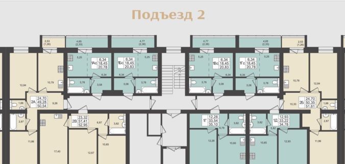 квартира р-н Зеленодольский с Осиново ЖК «Достояние» Осиновское с/пос, Авиастроительная фото 2