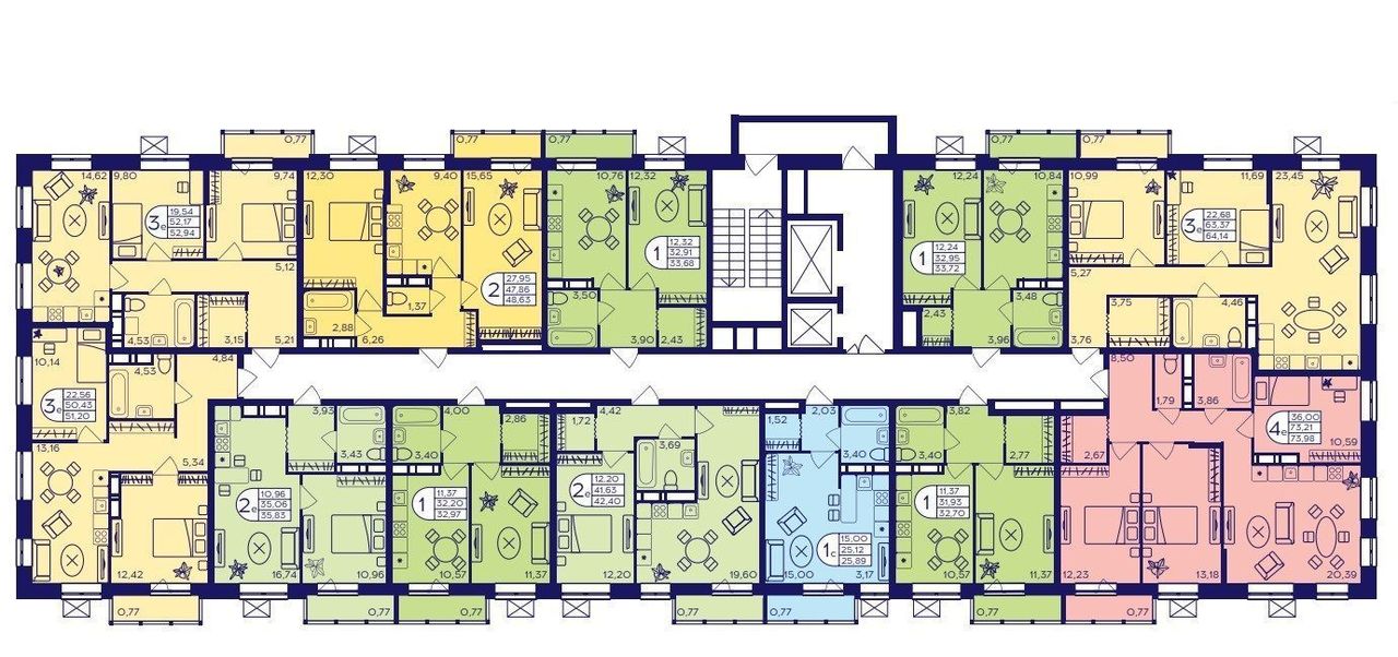 квартира г Балашиха мкр Железнодорожный пр-кт Героев 17 Некрасовка фото 2