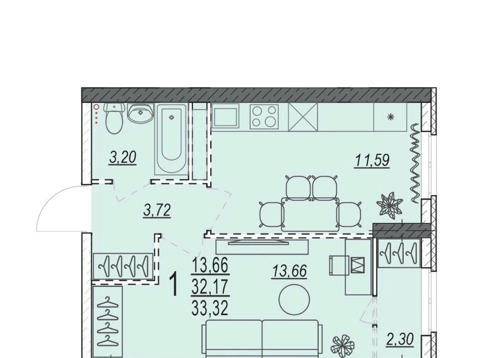 квартира г Волгоград р-н Советский ул 35-й Гвардейской 19 фото 1