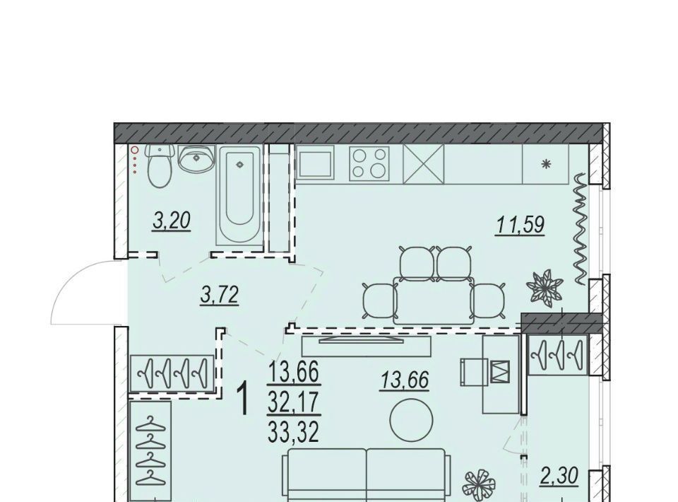 квартира г Волгоград р-н Советский ул 35-й Гвардейской 19 фото 1