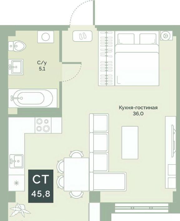 квартира г Курган мкр 6а п Заозерный ул Витебского 5к/2 жилрайон фото 1