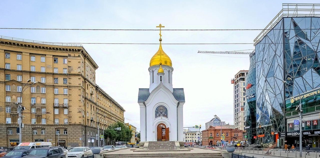 квартира г Новосибирск метро Площадь Гарина-Михайловского ул Челюскинцев 14/1 фото 49