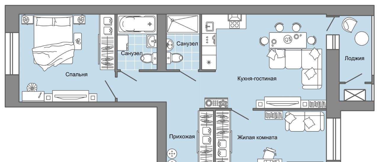 квартира ул. Строителя Николая Шишкина, 11/2, Завьяловский район, с. Первомайский фото 1