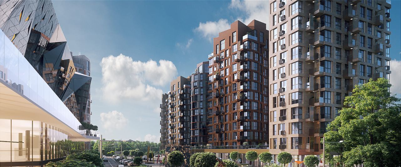 квартира г Москва п Десеновское п Ватутинки ЖК Russian Design District метро Ольховая к 2С фото 4