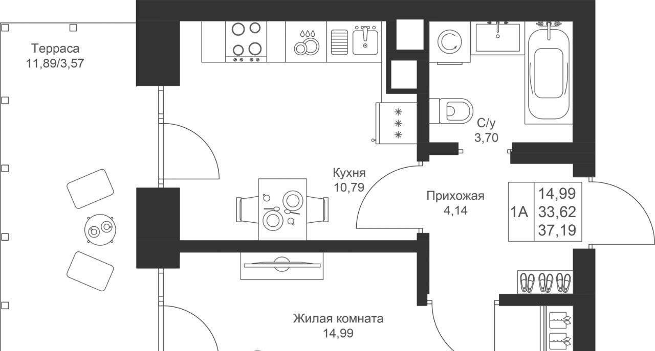 квартира р-н Лаишевский с Усады ул Радужная Столбищенское с/пос, Дубравная фото 1