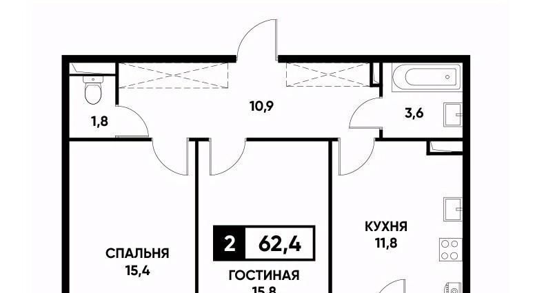 квартира г Ставрополь р-н Промышленный пр-кт Российский 12к/1 фото 1