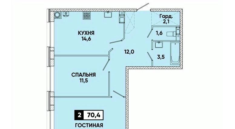 квартира г Ставрополь р-н Промышленный ул Тухачевского 31к/1 фото 1