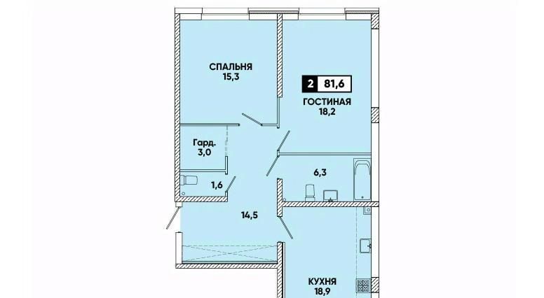 квартира г Ставрополь р-н Промышленный ул Тухачевского 31к/1 фото 1