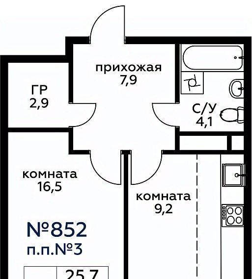 квартира г Москва метро Хорошёво ул 3-я Хорошёвская 17а фото 1