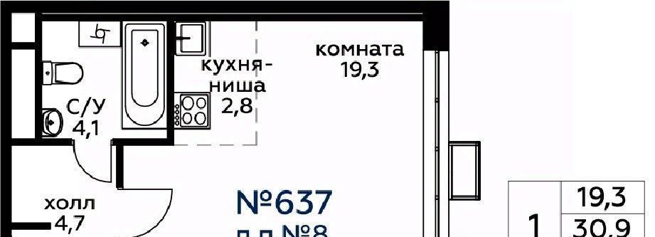 квартира г Москва метро Хорошёво ул 3-я Хорошёвская 17а фото 1