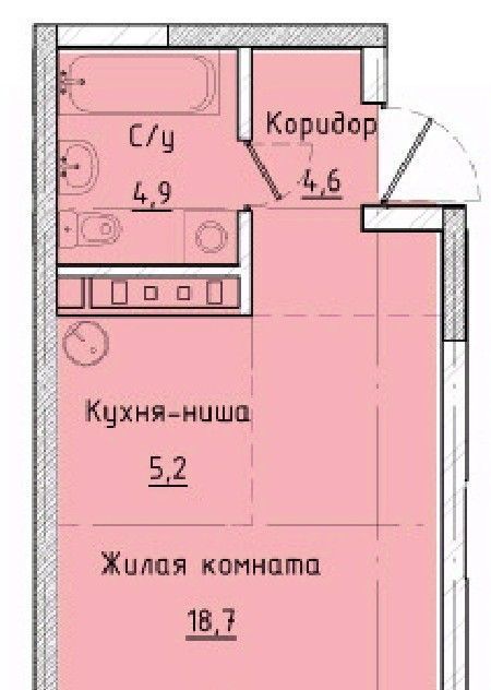 квартира г Екатеринбург Эльмаш ЖК «Квартал К3» Проспект Космонавтов, жилрайон фото 1