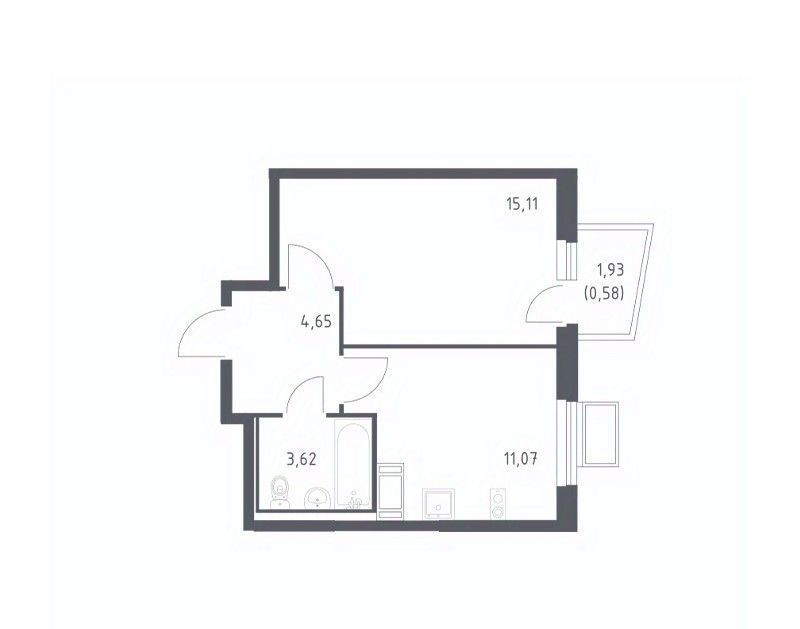 квартира г Видное ЖК Горки Парк к 4. 1, Зябликово фото 1