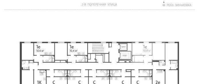 квартира р-н Всеволожский п Ковалево ЖК ЛСР Ржевский парк Всеволожское городское поселение, Площадь Ленина фото 2