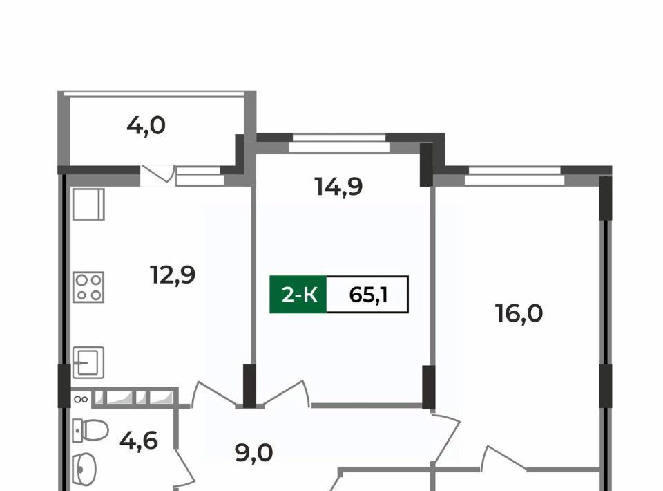 квартира г Ковров ул Зои Космодемьянской 28/1 фото 1