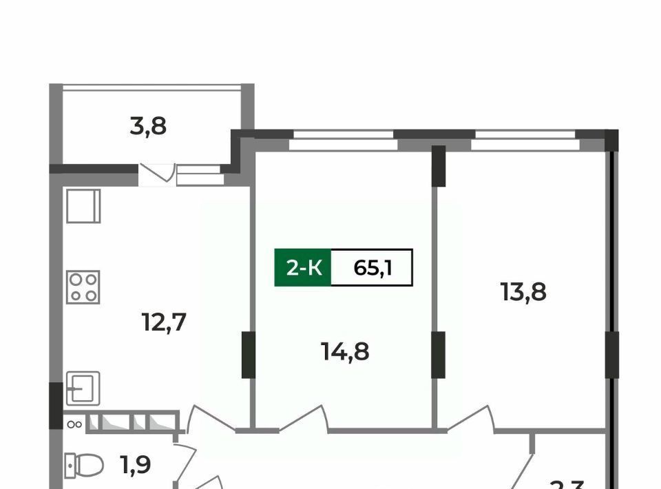 квартира г Ковров ул Зои Космодемьянской 28/1 фото 1