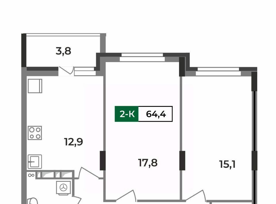 квартира г Ковров ул Зои Космодемьянской 28/1 фото 1