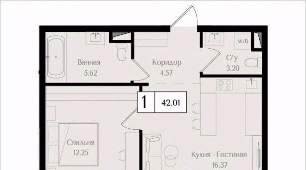 квартира г Москва метро Преображенская площадь ЖК «Преображенская площадь» площадь фото 1