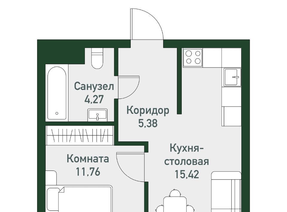 квартира р-н Сосновский п Западный р-н мкр Привилегия Кременкульское с/пос фото 1