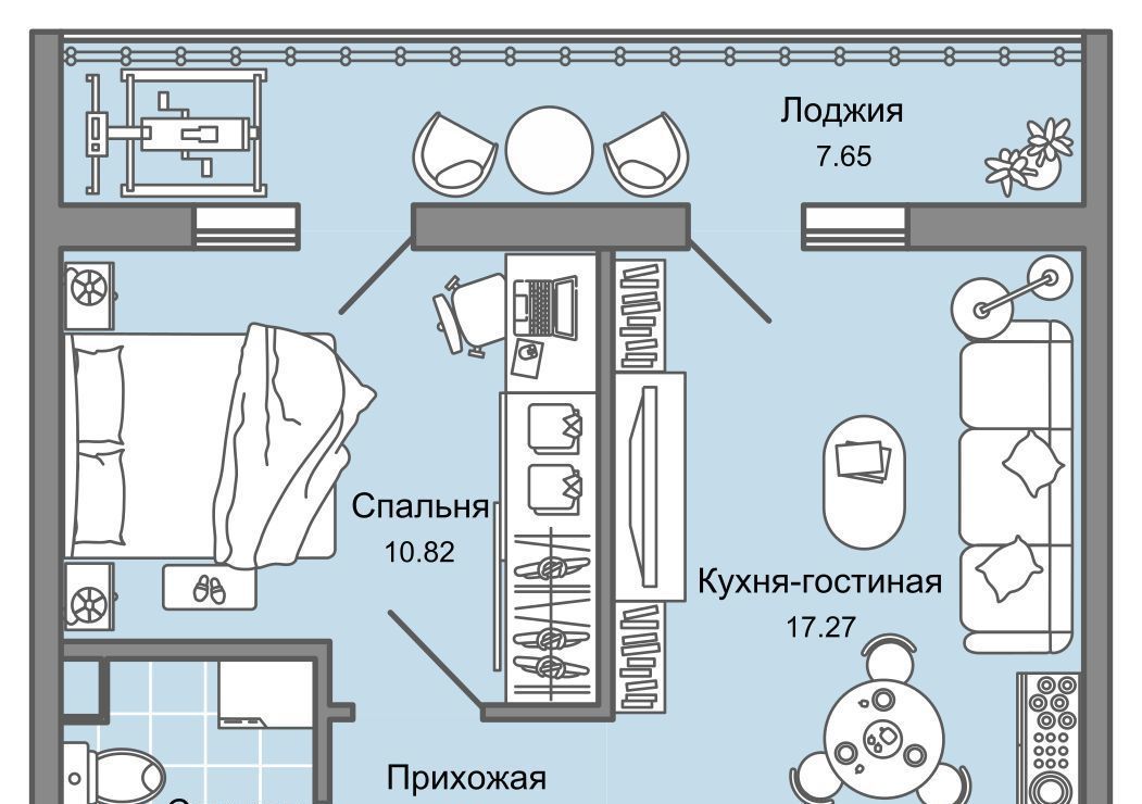 квартира г Ульяновск р-н Заволжский Новый Город ЖК Юлла 10-й кв-л фото 1