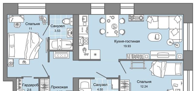 р-н Заволжский Новый Город 4 Центральный кв-л фото