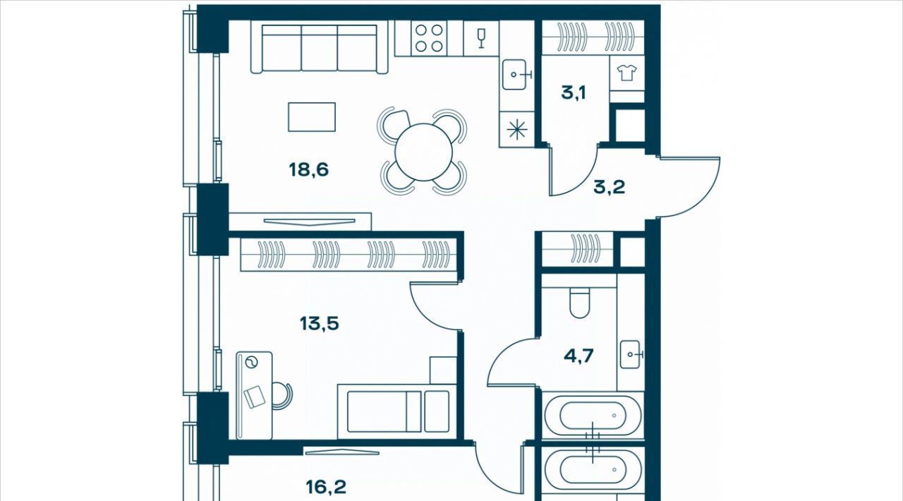 квартира г Москва метро Красный Балтиец ул Часовая 28к/8 фото 1