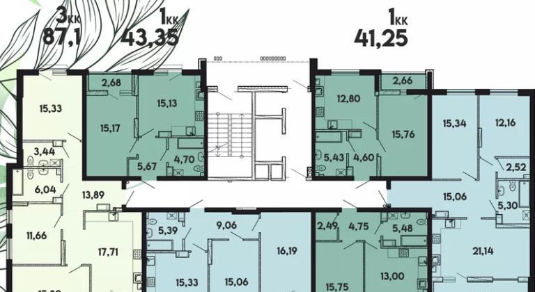 квартира г Калининград р-н Ленинградский ул Солдатская 9к/3 фото 2