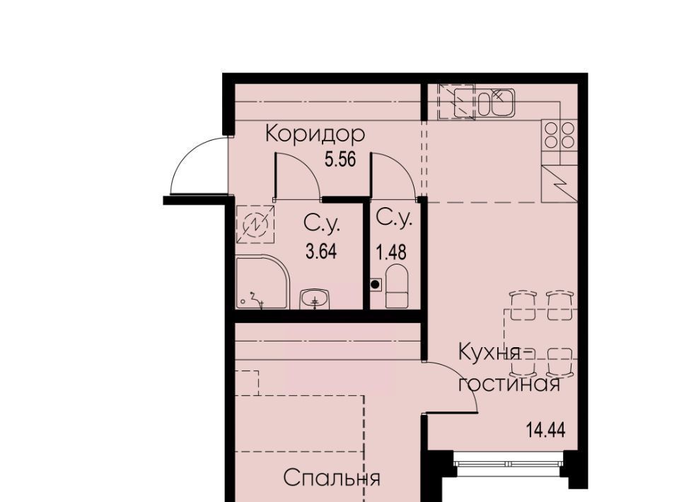 квартира р-н Всеволожский г Мурино ЖК Айди Мурино 2 Девяткино фото 1