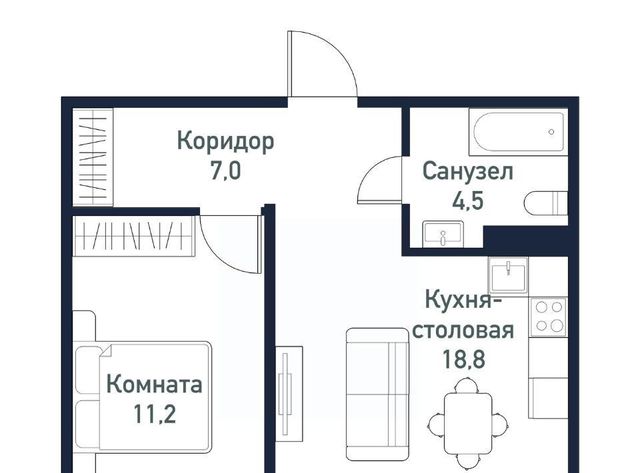 микрорайон «Просторы» Кременкульское с/пос фото