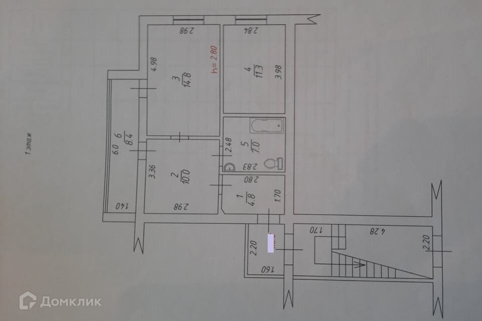 квартира р-н Абинский г Абинск ул Свердлова 67 фото 2