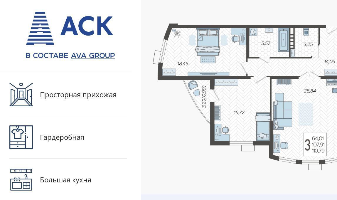 квартира г Краснодар р-н Карасунский ул Уральская 100/8 фото 1