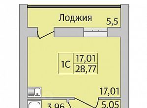 квартира г Новосибирск метро Площадь Гарина-Михайловского ул Юности 7 фото 1