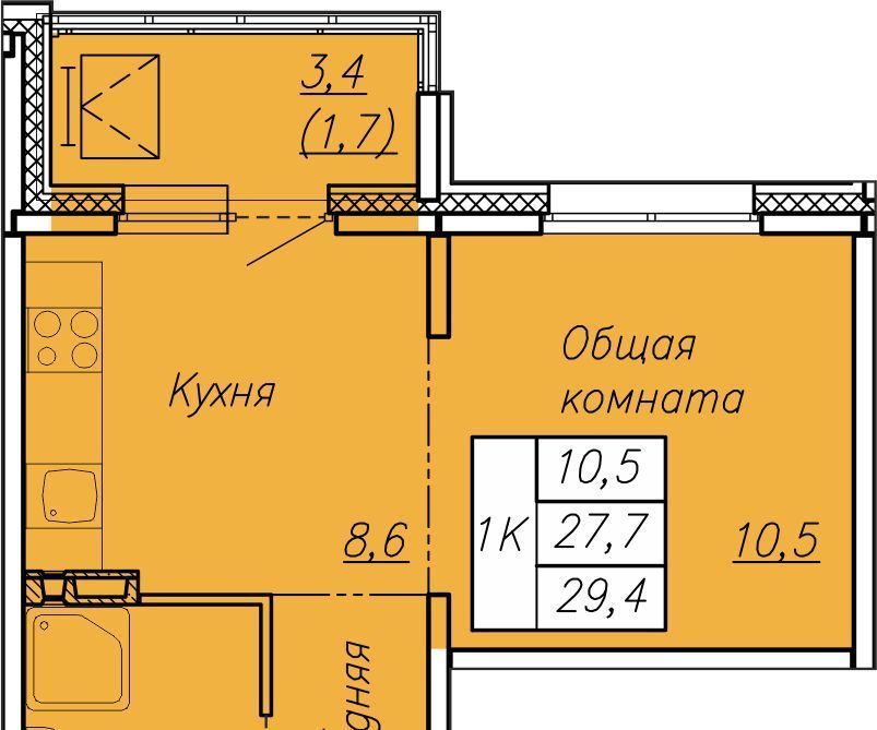 квартира р-н Тосненский п Тельмана ЖК «Сибирь» Тельмановское с/пос, Рыбацкое фото 1