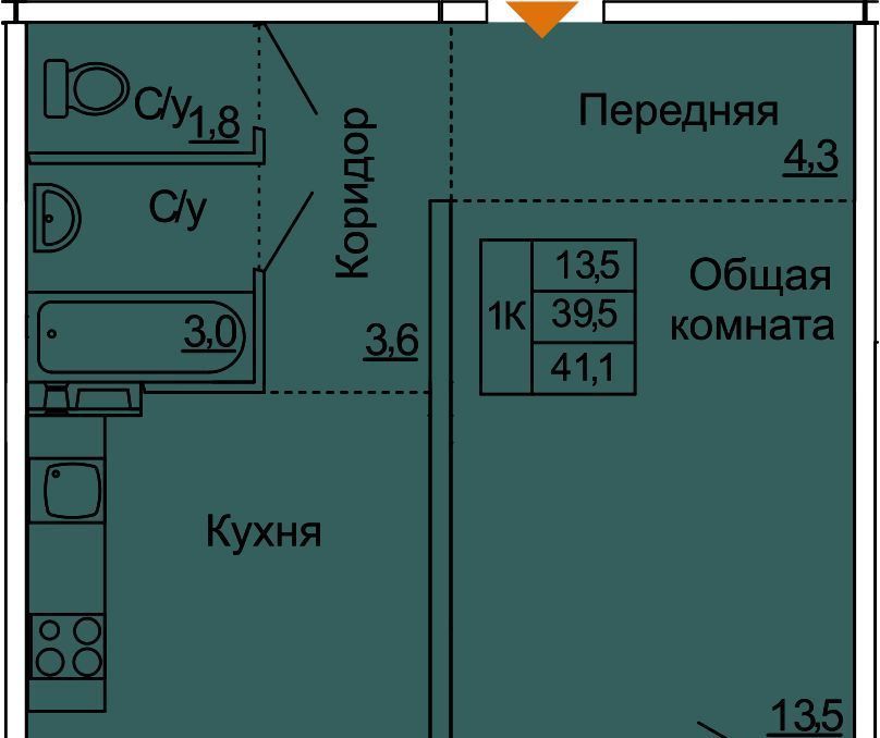 квартира р-н Тосненский п Тельмана ул Парковая 6к/1 Тельмановское с/пос, Рыбацкое фото 1