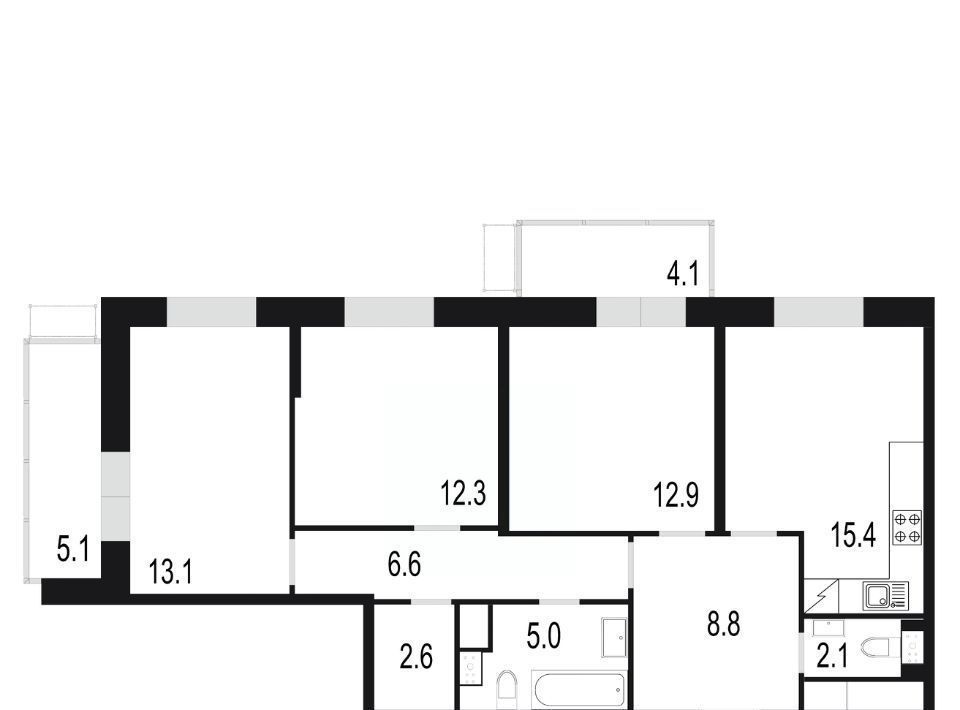 квартира г Одинцово ЖК «Союзный» Одинцово фото 2