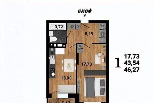 квартира г Воронеж р-н Советский ул 9 Января 233/40 фото 1