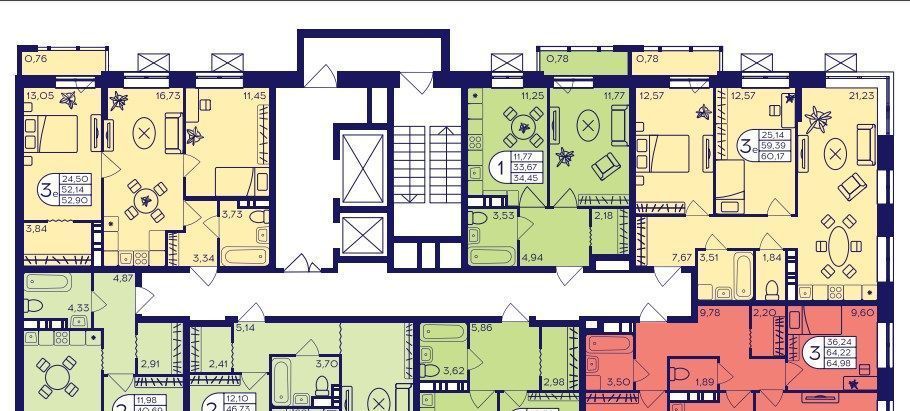 квартира г Балашиха мкр Железнодорожный пр-кт Героев 19 Некрасовка фото 2