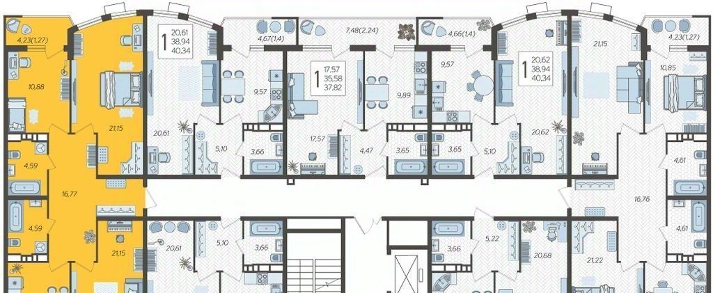 квартира г Краснодар р-н Карасунский ул Уральская 100/8 фото 2