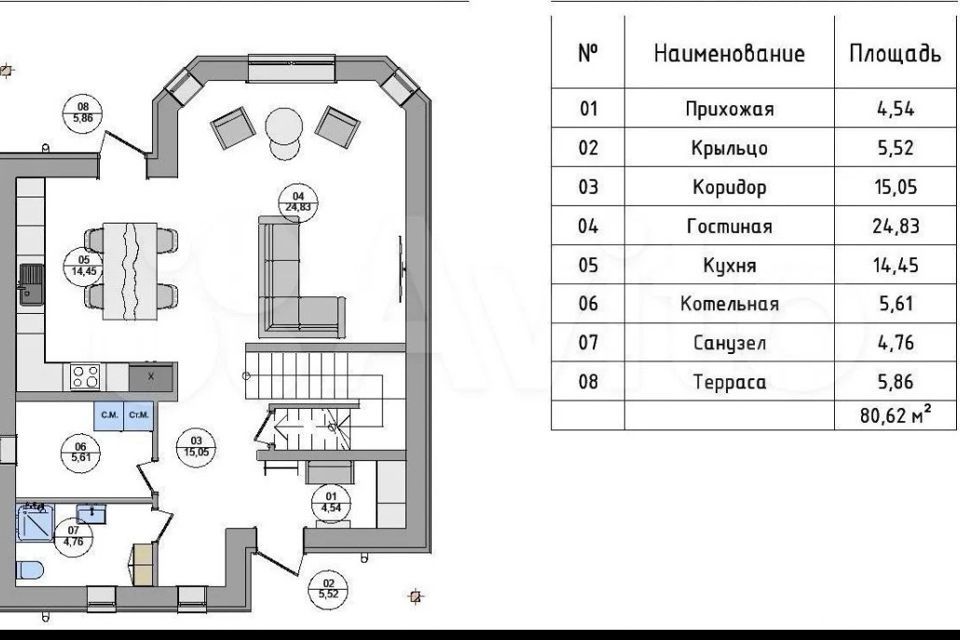 дом р-н Ставропольский коттеджный посёлок Новое Ягодное, Ярославская улица, 104 фото 5