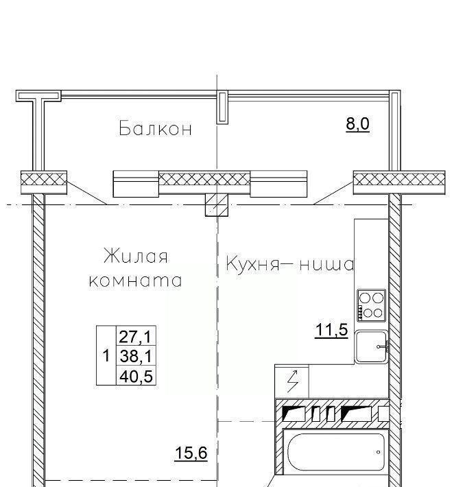 квартира р-н Надеждинский с Вольно-Надеждинское ул Приморская 10 фото 1