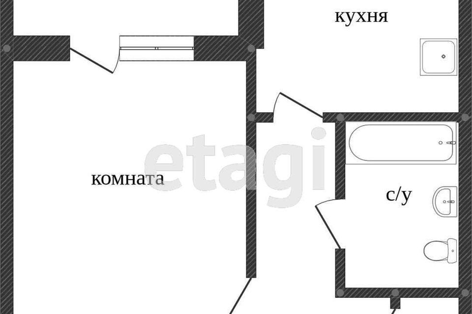 квартира г Тобольск 9-й микрорайон, 18, Тобольский район фото 10