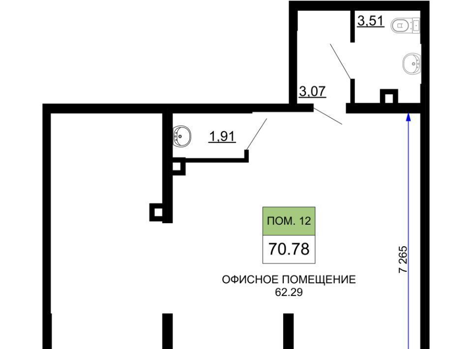 квартира г Краснодар р-н Прикубанский микрорайон «Московский» 112 фото 1