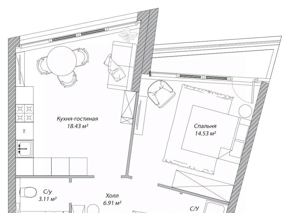 квартира г Москва метро Строгино ул 5-я Мякининская 20 фото 1