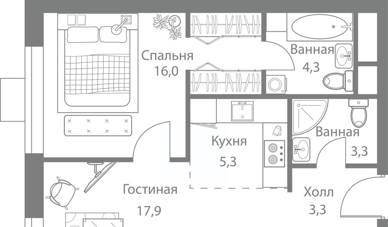 квартира г Москва метро Немчиновка ЖК Стеллар Сити фото 1