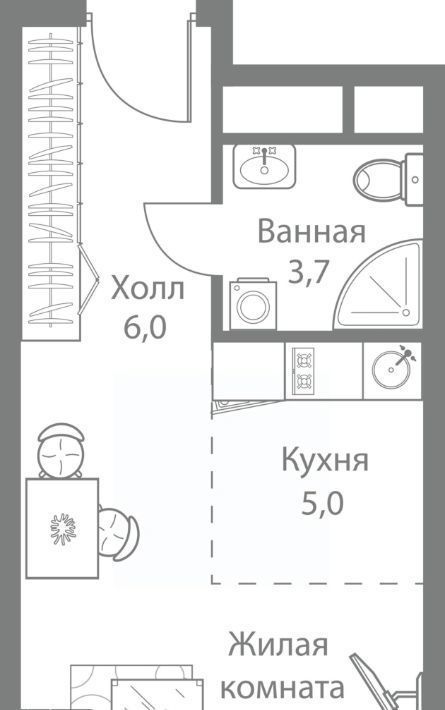 квартира г Москва метро Немчиновка ЖК Стеллар Сити фото 1